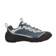 Clean side profile of Dior Diorizon Technical Mesh Hiking Shoe in green grey