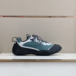 Dior Diorizon Technical Mesh Hiking Shoes Green Grey