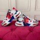 Dolce & Gabbana Airmaster Multicolour Low Top Trainers Profile Pair in multicolour and white Dolce & Gabbana Airmaster Multicolour Low Top Trainers pair shown from opposite side profiles in multicolour and white