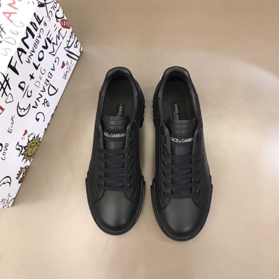 Replica Dolce Gabbana Trainers Black Low Top  – Dg009 Uk - 8790 - Buddha Luxury
