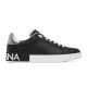 replica DOLCE & GABBANA BLACK PORTOFINO SNEAKERS – DG033 UK