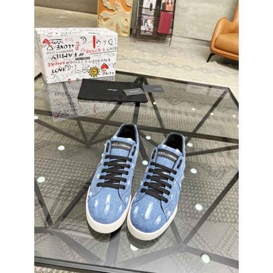 replica DOLCE & GABBANA DENIM PATCHWORK SNEAKERS – DG024 UK