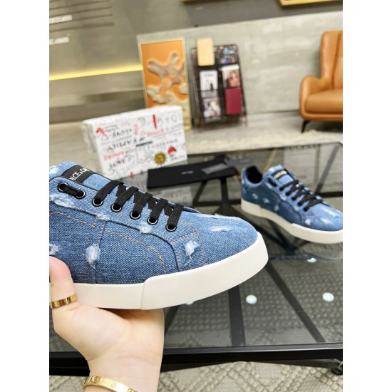 replica DOLCE & GABBANA DENIM PATCHWORK SNEAKERS – DG024 UK