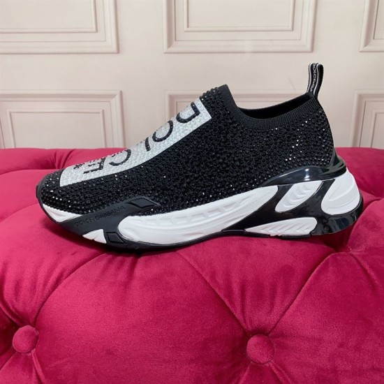 replica DOLCE & GABBANA FAST SNEAKERS WITH RHINESTONES – DG043 UK