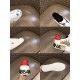 Dolce & Gabbana Leather Royal Love Print Trainers In White close-up montage view