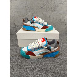 Dolce & Gabbana Dolce & Gabbana Mixed Material Colourful Chunky Low Top Trainers Dolce & Gabbana Dolce & Gabbana Mixed Material Colourful Chunky Low Top Trainers
