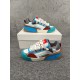 Dolce & Gabbana Multi-Coloured Trainers Pair View in white and blue Pair of Dolce & Gabbana colourful chunky trainers displayed on white shoe box in white and blue