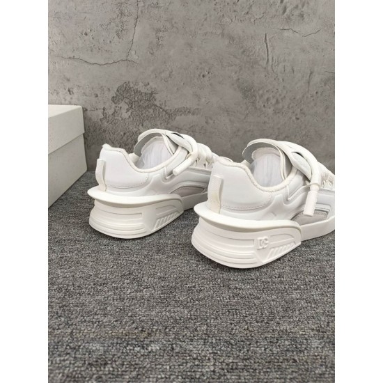 Replica Dolce Gabbana Trainers Mixed-Material Portofino  In White – Dg036 Uk - 8371 - Buddha Luxury