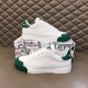 Dolce & Gabbana Portofino White And Green Trainers Pair Dolce & Gabbana Portofino low-top trainers in white and green shown with shoebox