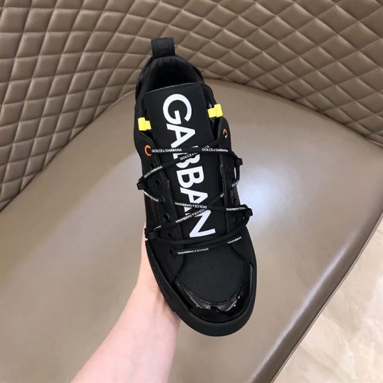 Replica Dolce & Gabbana 9073 D&GDG032 Buddha Luxury Replica Dolce Gabbana Trainers Portofino In Calfskin And Patent Leather – Dg032 Uk - 9073 - Buddha Luxury