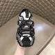 Dolce & Gabbana Space Low-Top Trainers In Black And Grey Front View Dolce & Gabbana Space Low-Top Trainers In Black And Grey front toe view