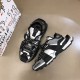 Dolce & Gabbana Space Low-Top Trainers In Black And Grey Angled Pair Dolce & Gabbana Space Low-Top Trainers In Black And Grey pair angled