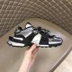 Dolce & Gabbana Space Low-Top Trainers In Black And Grey Lateral View Dolce & Gabbana Space Low-Top Trainers In Black And Grey lateral view
