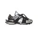 Dolce & Gabbana Space Low-Top Trainers In Black And Grey Profile Dolce & Gabbana Space Low-Top Trainers In Black And Grey profile view