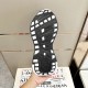 Underside view of Dolce & Gabbana Black Stretch Mesh Slip On Trainer rubber sole tread