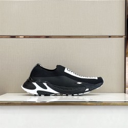 Dolce & Gabbana Dolce & Gabbana Black Stretch Mesh Slip On Trainers Dolce & Gabbana Dolce & Gabbana Black Stretch Mesh Slip On Trainers