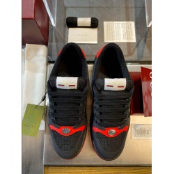 Gucci Black And Red Web Low Top Trainers Gucci Black And Red Web Low Top Trainers