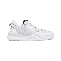 Fendi Flow Bicolor Suede Low-Top Trainers