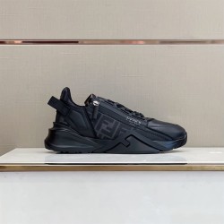 Fendi Flow Black Leather Low Top Trainers Supple Fendi Flow Black Leather Low Top Trainers Supple