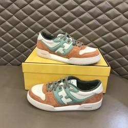 Fendi Match Suede Low Top Trainers Colour Block Fendi Match Suede Low Top Trainers Colour Block