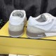 Replica Fendi 8603 FFDS004 Buddha Luxury Replica Fendi Trainers Match Low-Top In White Suede – Fds004 Uk - 8603 - Buddha Luxury