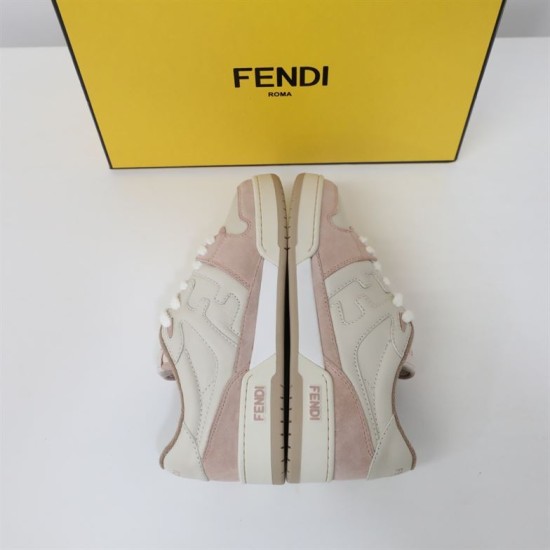 Replica Fendi 9370 FFDS014 Buddha Luxury Replica Fendi Trainers Match Low Tops In Pink Suede – Fds014 Uk - 9370 - Buddha Luxury