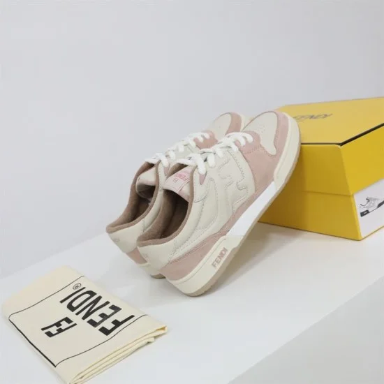 Replica Fendi 9370 FFDS014 Buddha Luxury Replica Fendi Trainers Match Low Tops In Pink Suede – Fds014 Uk - 9370 - Buddha Luxury