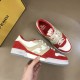 Replica Fendi Trainers Match Red Leather Low-Tops  – Fds001 Uk - 8436 - Buddha Luxury