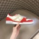 Replica Fendi Trainers Match Red Leather Low-Tops  – Fds001 Uk - 8436 - Buddha Luxury