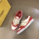 Replica Fendi Trainers Match Red Leather Low-Tops  – Fds001 Uk - 8436 - Buddha Luxury