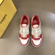 Replica Fendi Trainers Match Red Leather Low-Tops  – Fds001 Uk - 8436 - Buddha Luxury