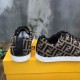 Replica Fendi Trainers  Brown Fabric Low-Tops – Fds007 Uk - 8449 - Buddha Luxury