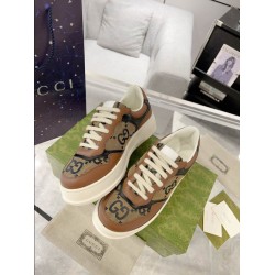 Gucci Brown Monogram Canvas Leather Low Top Trainers Monogram Gucci Brown Monogram Canvas Leather Low Top Trainers Monogram