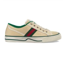 Gucci Off The Grid Canvas Low Top Trainers Beige