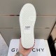 Givenchy G4 Leather Trainer Outsole View in white and black Underneath rubber tread sole of Givenchy G4 Leather Trainer in white and black