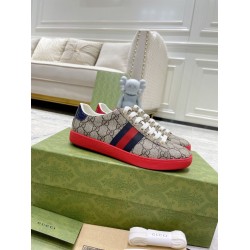 Gucci Ace Gg Supreme Beige Red Web Trainers Gucci Ace Gg Supreme Beige Red Web Trainers