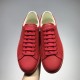 Gucci Ace Red Low-Top Trainers Top View in red and white Top-down view of Gucci Ace Red Low-Top Trainers showcasing red laces in red and white