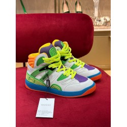Gucci Basket High-Top Leather Trainers Multicolour High Sneakers Gucci Basket High-Top Leather Trainers Multicolour High Sneakers