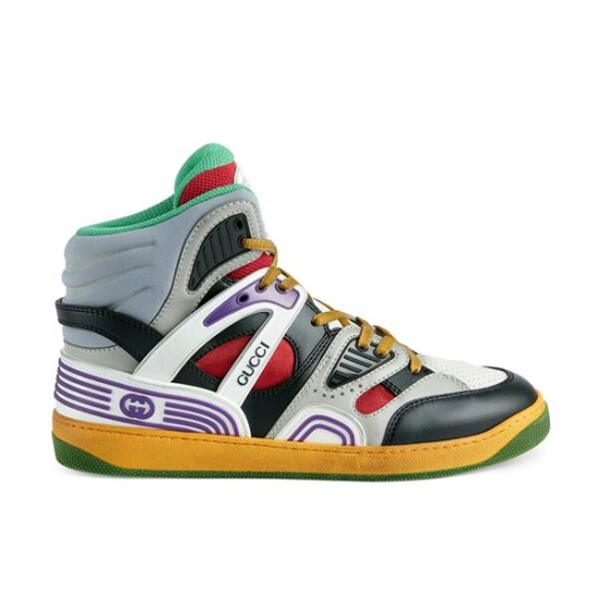 Replica Gucci 9205 GGCC083 Buddha Luxury Replica Gucci Trainers Basket High-Top – Gcc083 Uk - 9205 - Buddha Luxury