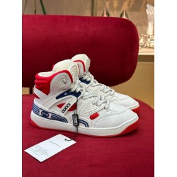 Gucci Basket High Top Trainers White Red Blue Gucci Basket High Top Trainers White Red Blue