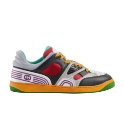 Gucci Basket Low Top Trainers In Black Demetra
