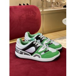 Gucci Basket Green And White Low Top Leather Trainers Vibrant Green Gucci Basket Green And White Low Top Leather Trainers Vibrant Green