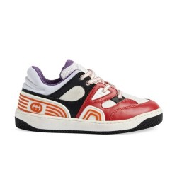 Gucci Basket High Top Multicolour Trainers In Demetra
