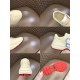 Gucci Rhyton Ivory Trainer Construction Details in ivory and red Six panel collage detailing stitching, lining, heel profile, and red tread sole of Gucci Rhyton trainer in ivory and red