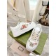 Gucci GG Monogram Canvas Leather Low Top Trainers Overview in off-white and multicoloured Gucci GG Monogram Canvas Leather Low Top Trainers pair top overview in off-white and multicoloured