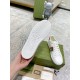 Gucci Leather Trainer Sole View in white and red Underside view of patterned white rubber sole on Gucci leather trainer in white and red