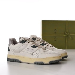 Gucci Low Top Leather Off White Trainers Upper