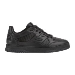 Gucci Leather Low Top Trainers In Black