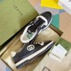 Gucci Mac80 Trainers in Box in black and white Gucci Mac80 Trainers presented inside green shoe box with branded dust bag in black and white