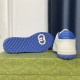 Gucci Mac80 Trainers Sole and Heel View in off white and blue Rear heel view and blue textured tread sole of Gucci Mac80 off-white and blue trainers in off white and blue